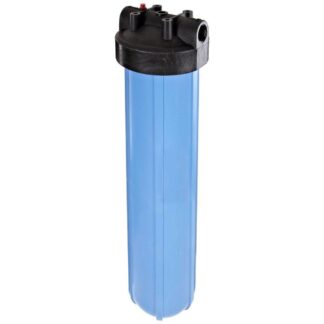 Carcasa Big Blue, cuerpo color azul y tapa negra E/S 1″