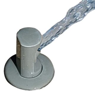 Deck jet. Chorro anden gris, cuerpo 1.5”, modelo aquashape