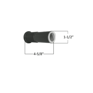 Deck jet. Chorro anden gris, cuerpo 1.5”, modelo aquashape