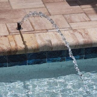 Deck jet. Chorro anden gris, cuerpo 1.5”, modelo aquashape