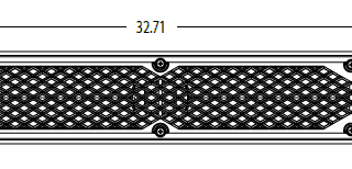 Canal de drenaje con rejilla antientrapamiento de color blanca