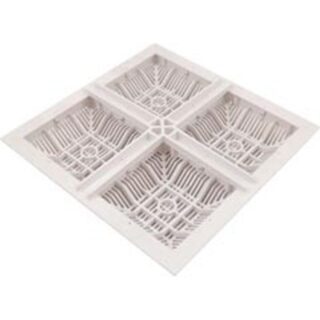 Rejilla plástica cuadrada 18″x18 «antiatrapamiento, incluye marco
