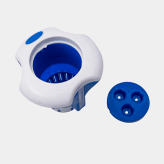 Clorador de pastillas, tipo «ovni» flotante