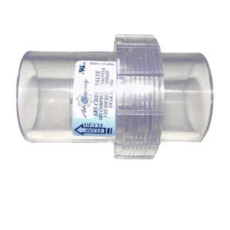 Cheque transparente para blower