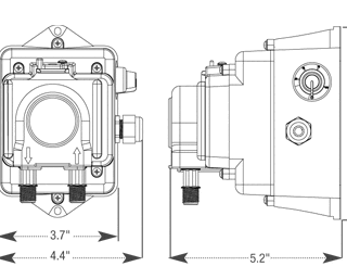 ECON FX, bomba dosificadora, caudal fijo, 38,8 gpd