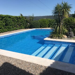 Membrana para piscina con diseño tipo cristanac