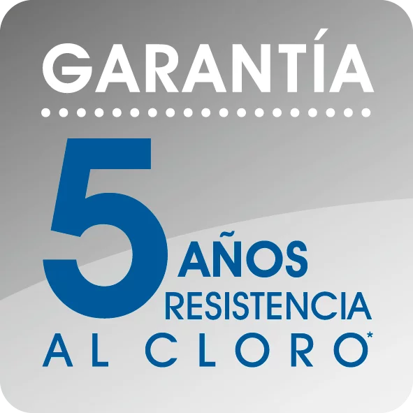 Garantia 5 años contra cloro