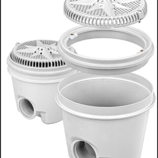 Pozuelo de fondo STARGUARD de 8″, material ABS, kit de 2 unidades