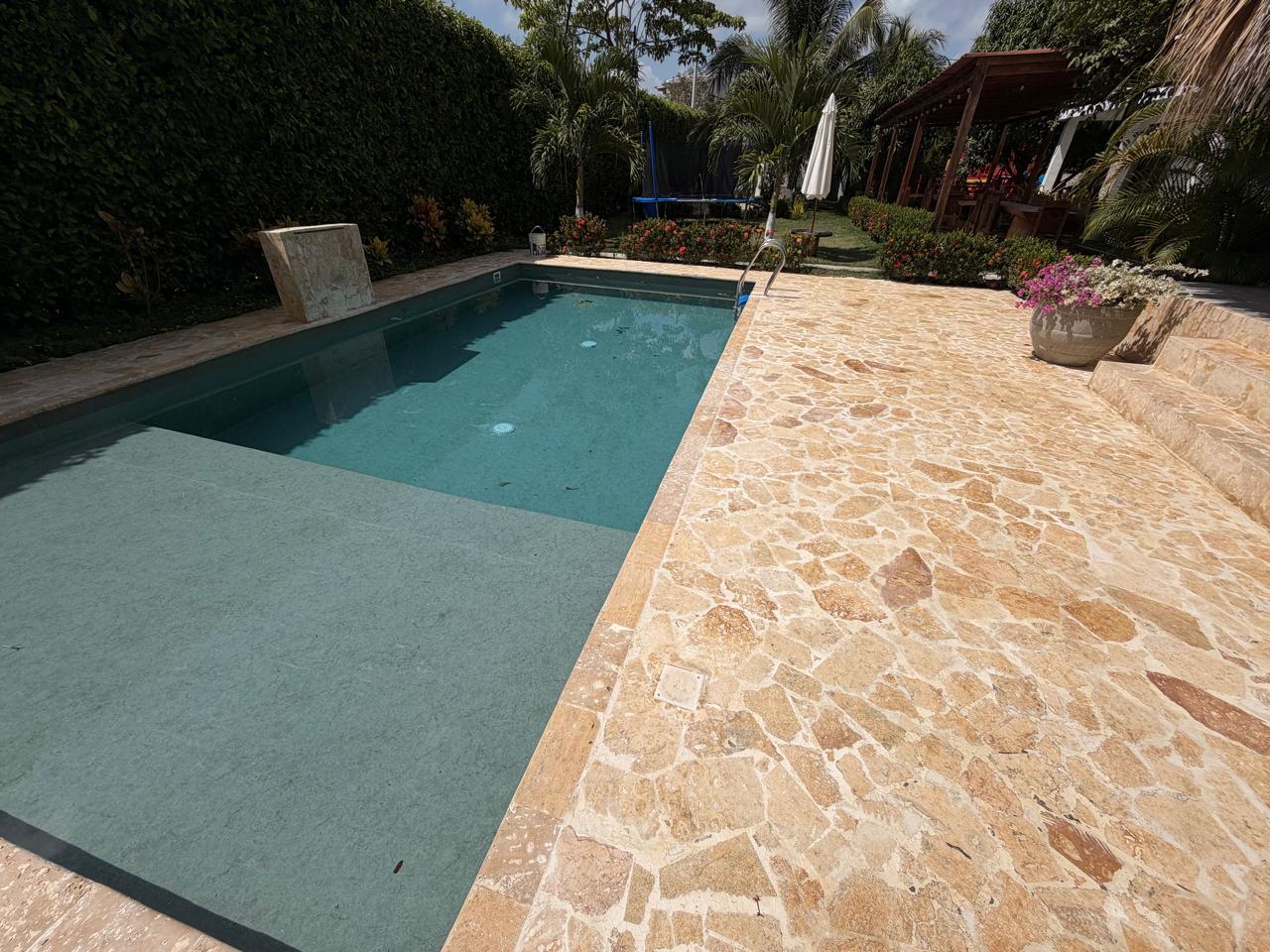 Piscina en membrana de lujo