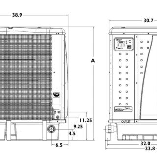 Ultratemp 120Q, bomba de calor. 127000 btu/h