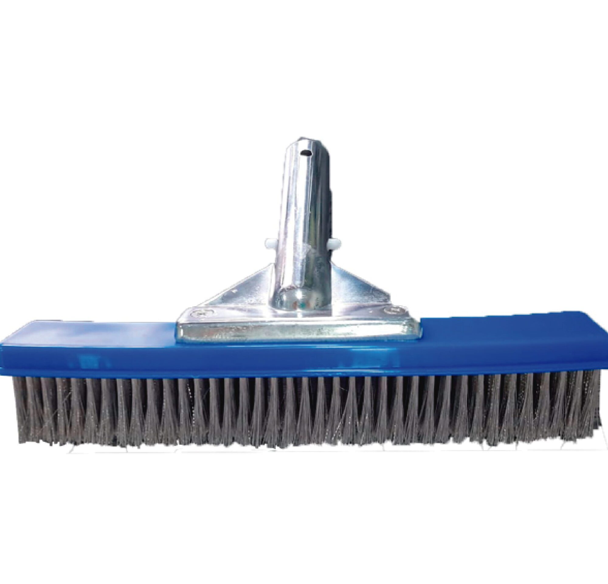 Cepillo azul con cerdas en acero