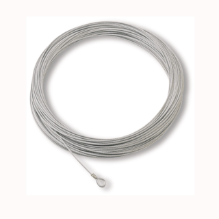 Línea roma 50 metros con cable inox y mosquetón